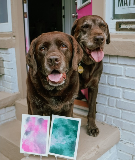Unleash Your Inner Paw-casso: Create Masterpiece “Lick Paintings” with Your Dog!