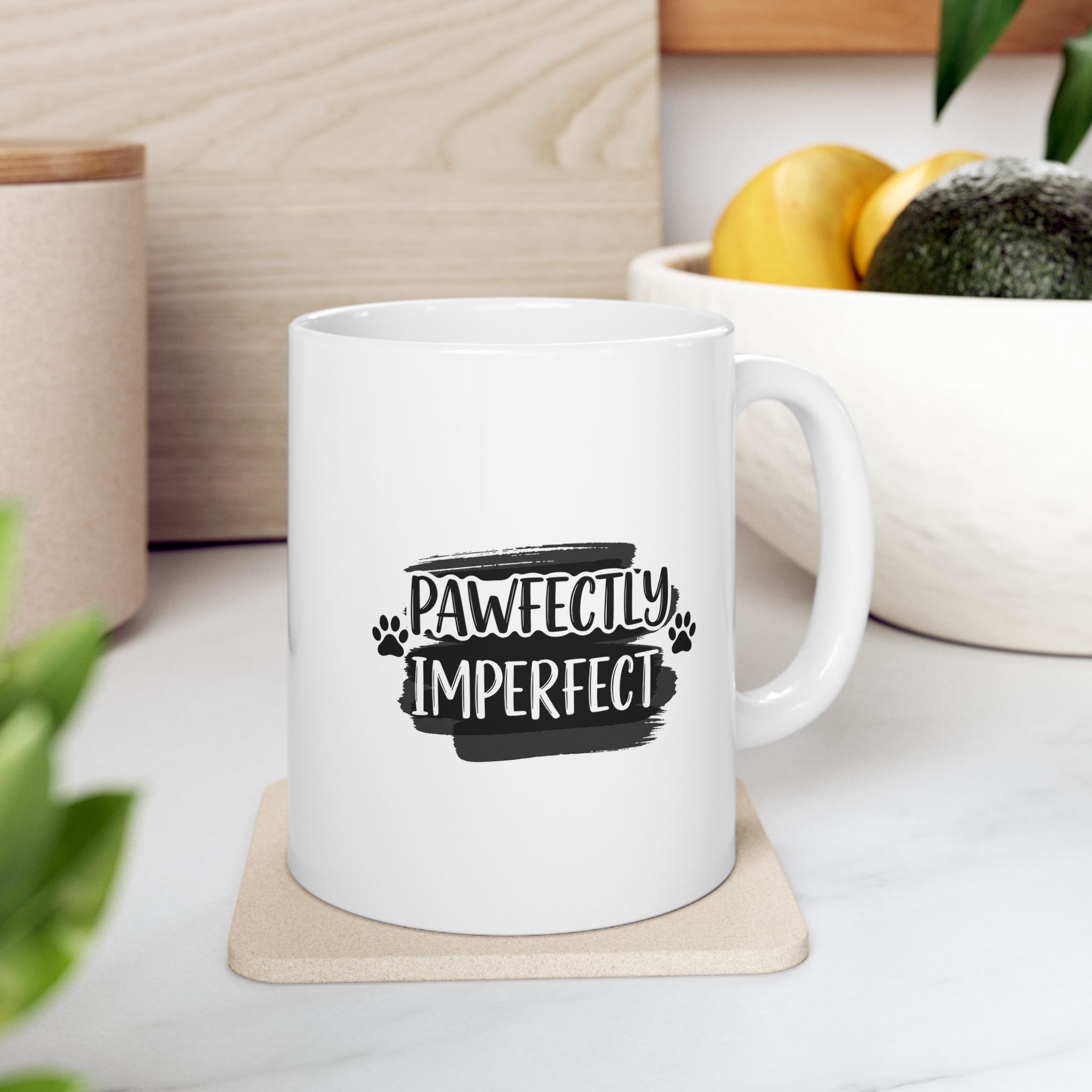 Pawfectly Imperfect - Ceramic Mug, (11oz) - Image 4