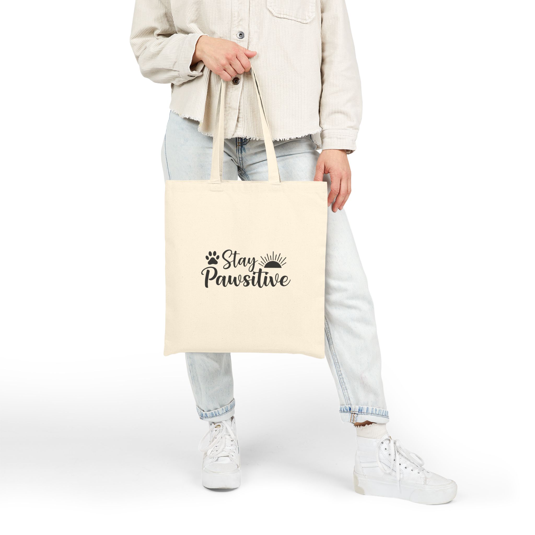 Stay Pawsitive - Tote Bag - Image 4