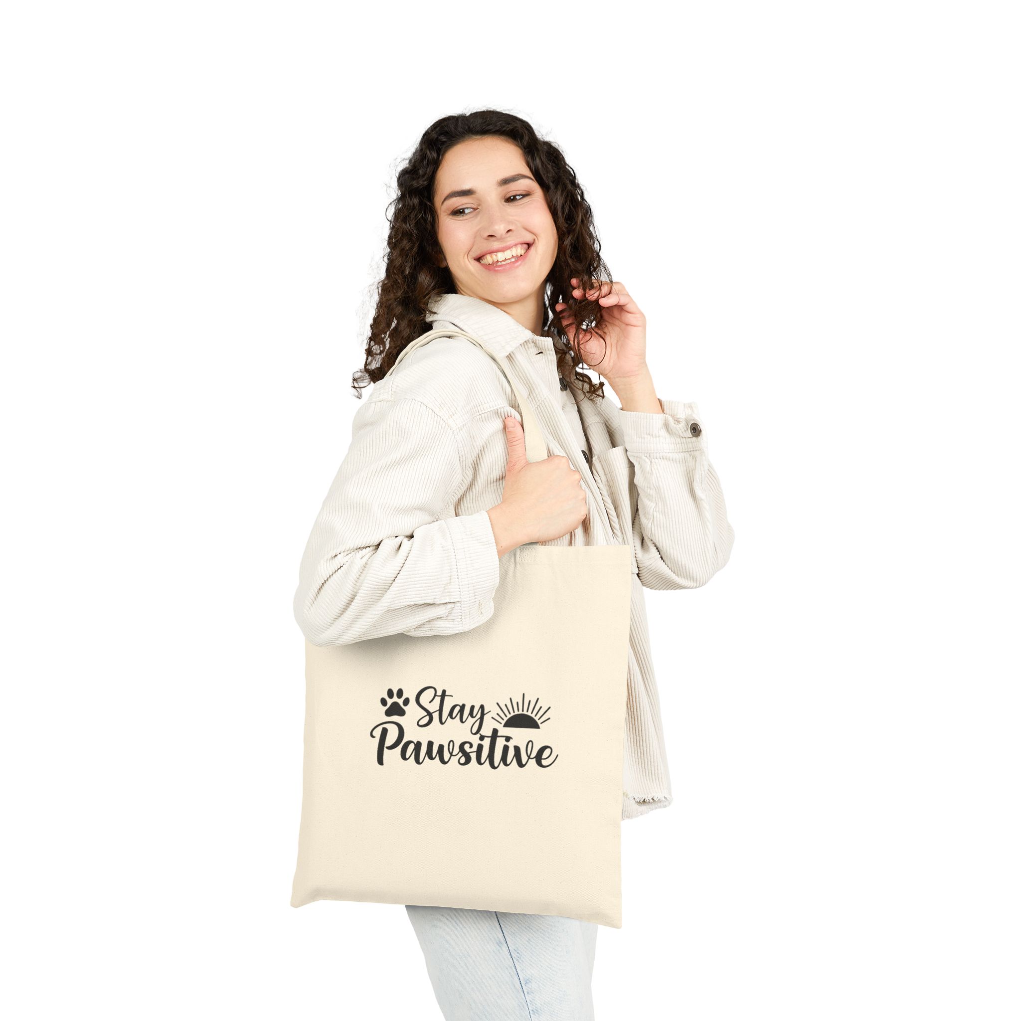 Stay Pawsitive - Tote Bag