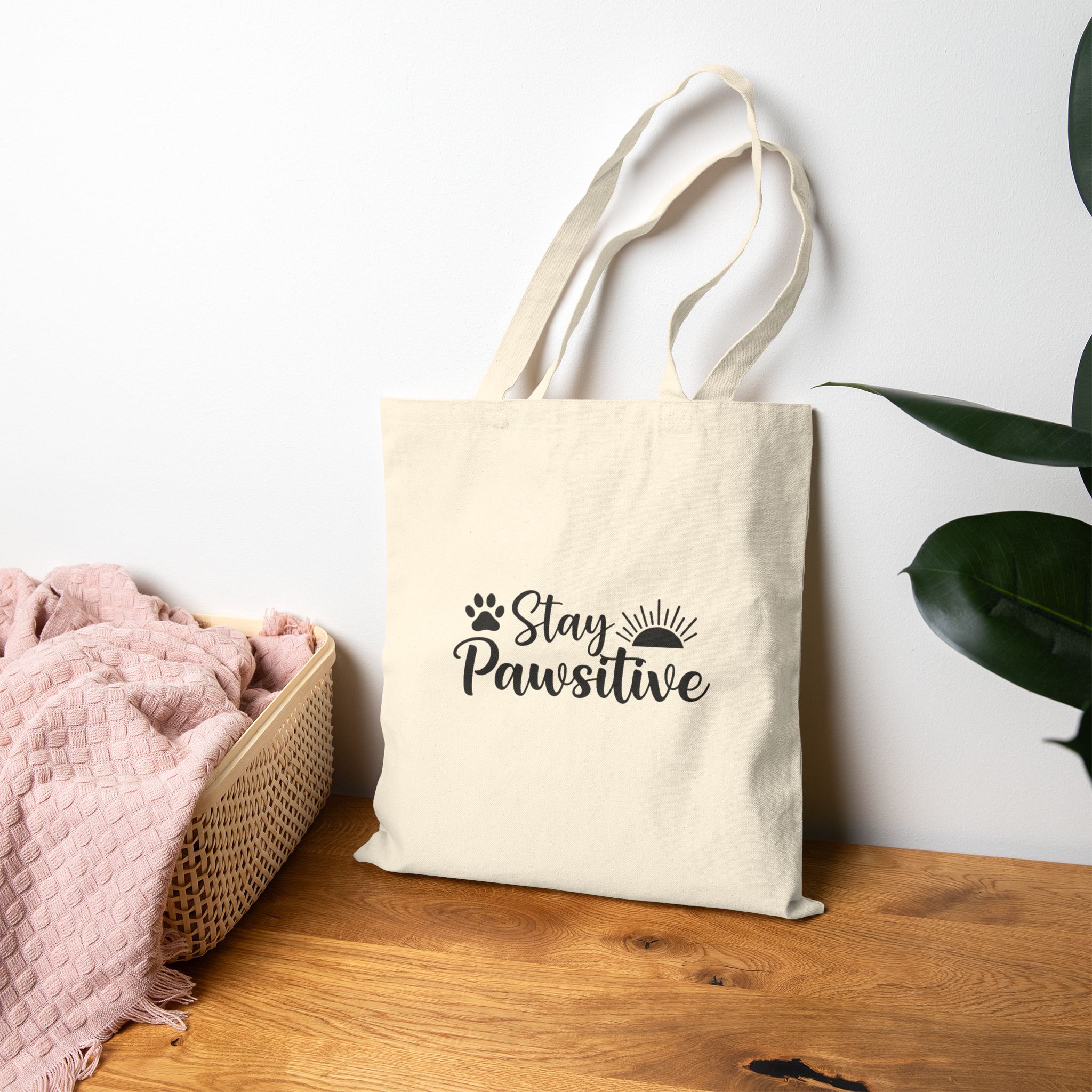 Stay Pawsitive - Tote Bag - Image 5