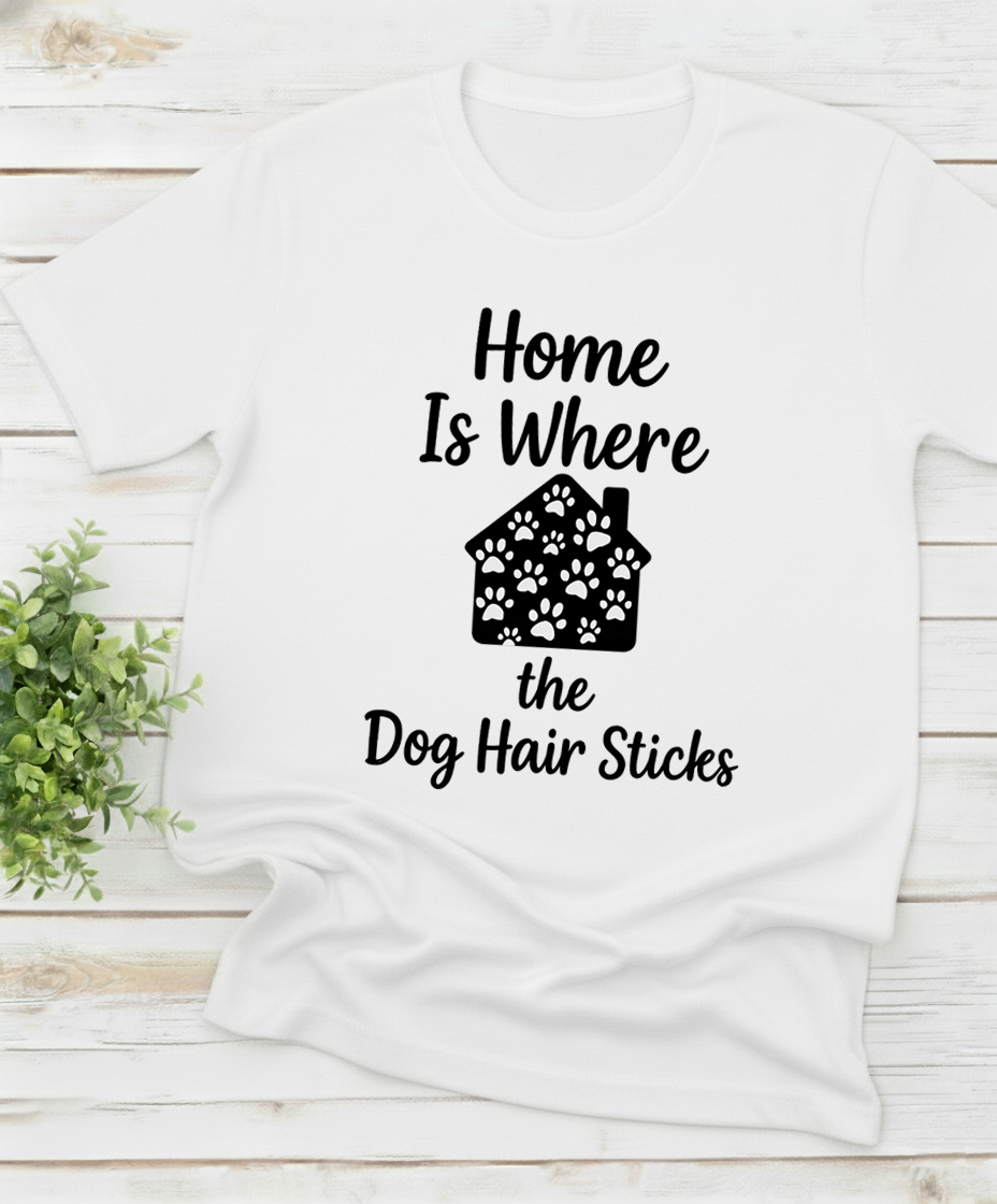 Home Is Where the Dog Hair Sticks shirt