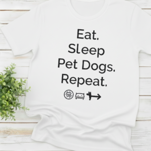 eat sleep pet dog repeat shirt