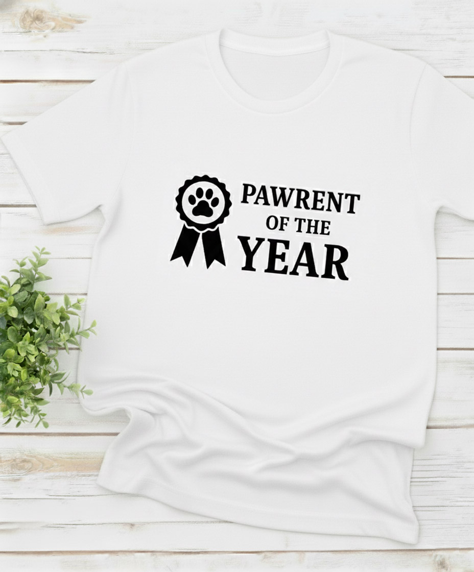 Paw-rent of the Year - Unisex Tee - Image 3