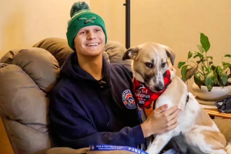 After Cancer Diagnosis, Veteran Finally Gets Emotional Reunion With Dog He Saved Overseas
