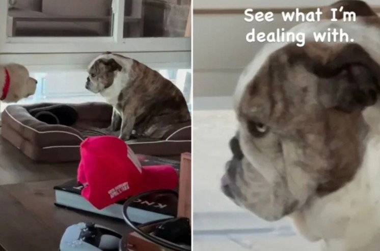 Blank Stares and Big Feelings — A Dog’s Hilarious Reaction to a New Roommate