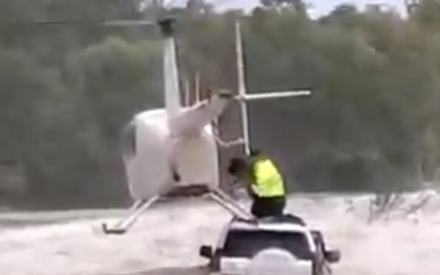 When Floodwaters Rose, a Dog’s Luck Changed in a Split Second