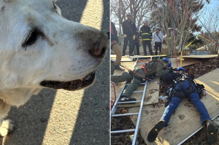 Stuck in a 12-Foot Sinkhole… Then Came the Rescue Team