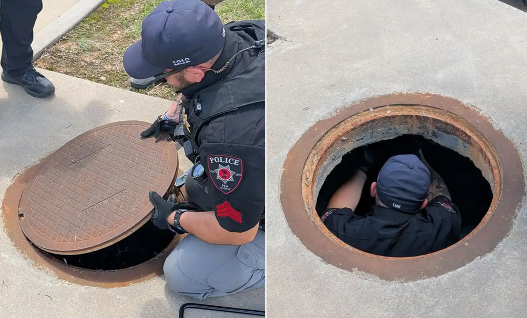Trapped In A Storm Drain, This Dog’s Rescue Had Officers Racing Against Time