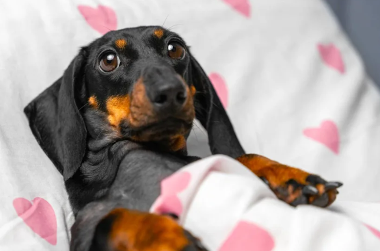 When The Baby Gets All The Attention, This Dachshund Has One Simple Request